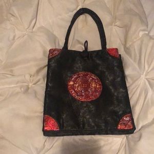 Authentic oriental large tote bag